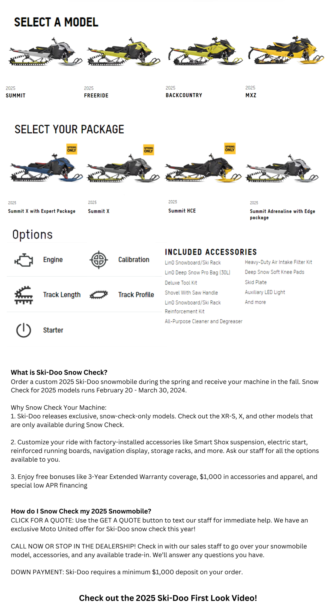 Ski Doosnowcheck | Moto United SV | Draper Utah